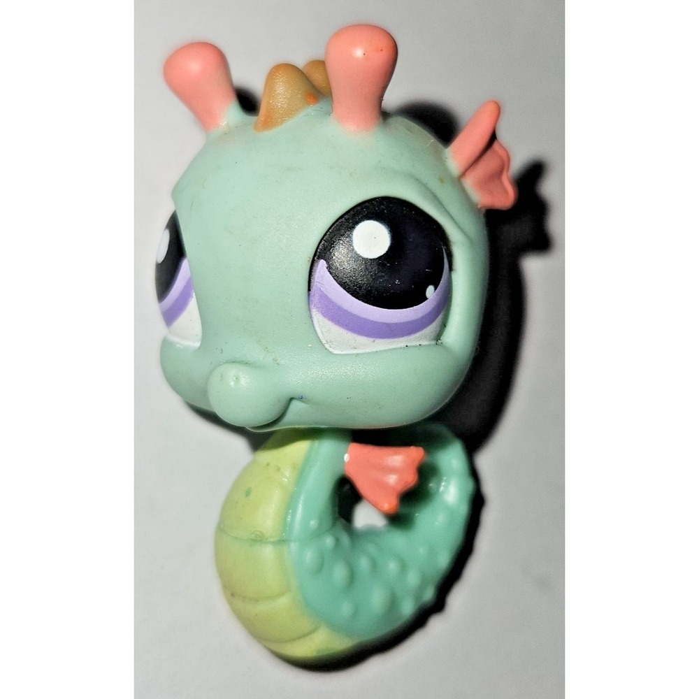 SEAHORSE #348 - Authentic Littlest Pet Shop - Hasbro LPS